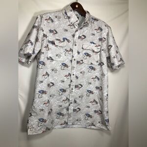 CHAPS Mens Fly Fishing Gear Shirt L Performance Vented